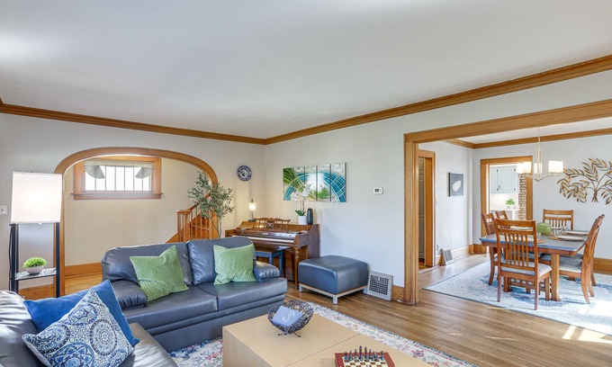 Lorain House | Historic Lorain Home: Walk to Lake Erie!