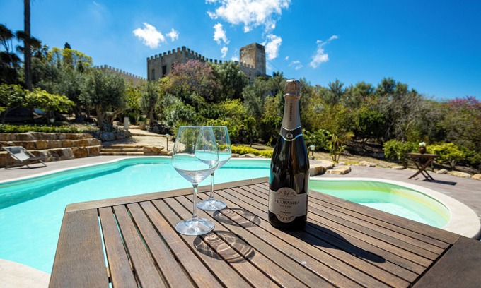 Sant'Andrea Bonagia Villa | Historic residence Villa Fontana private pool & botanic garden CIR9081022C207640