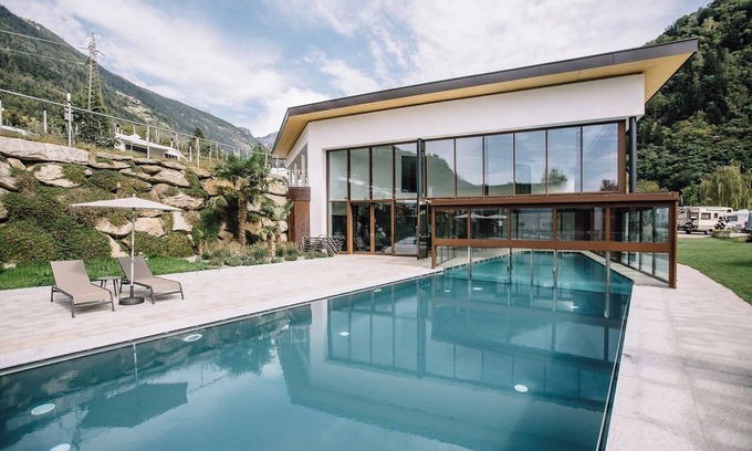 Saltusio Apartment | Holiday Apartment 'Camping Passeier Alpenrose' with Sauna, Mountain View, Garden & Wi-Fi