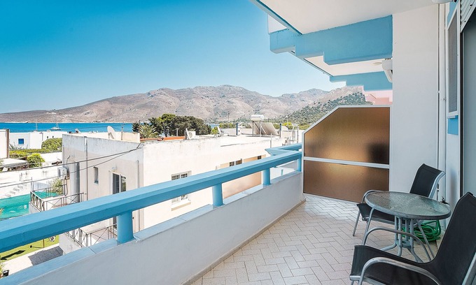 Livadia House | Holiday Home 'Olympus Tilos Apt Twin B1' with Sea View, Wi-Fi and Air Conditioning