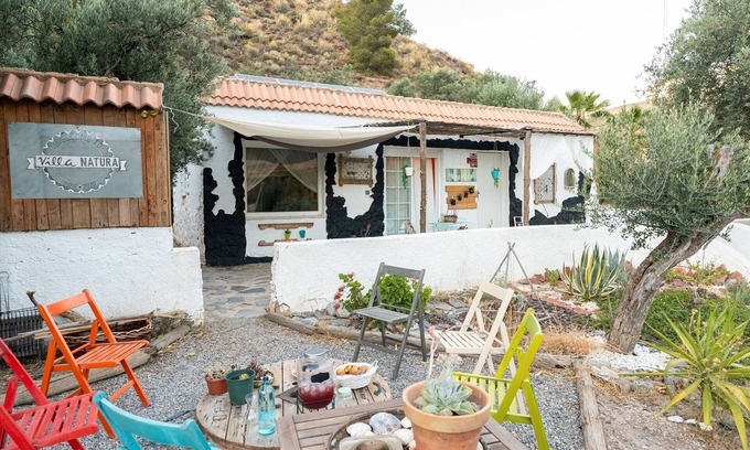 Alcolea House | Holiday Home 'Villa Natura Paradise' with Mountain View, Private Terrace and Private Garden