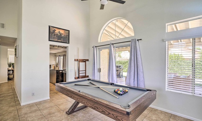 Indio Cottage | Home w/Private Pool & Game Room in Indio!