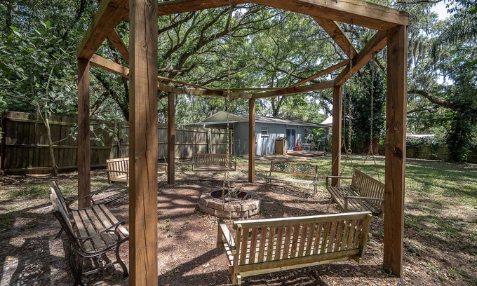 Bearss Plaza House | Home with view of the Hillsborough River, pet friendly