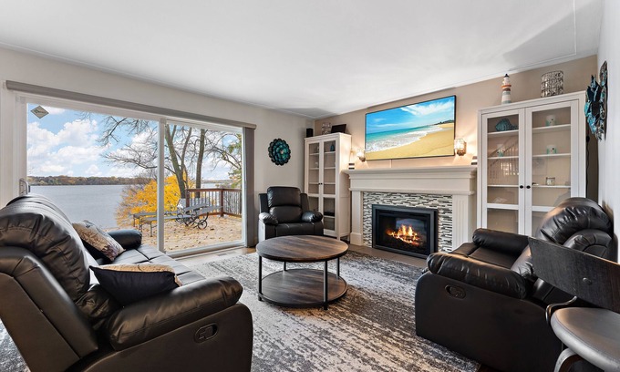 Plymouth House | Hot Tub after winter fun! Game Room, Huge Primary Suite with Spa like Bathroom