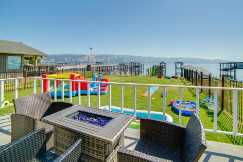 North Lakeport House | Hot Tub, Views and Dock! Playful Home on Clear Lake