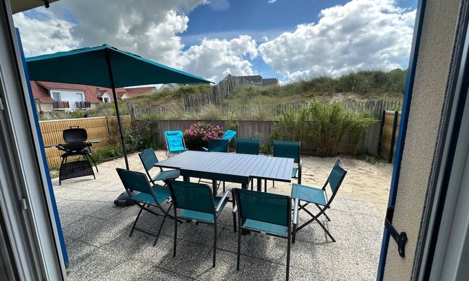 Quend House | House 1 minute from the beach. Peaceful and fully equipped. Outdoor space.