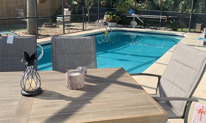 Spring Hill House | House in Hernando beach very close to public boat ramp, heated Inground pool!