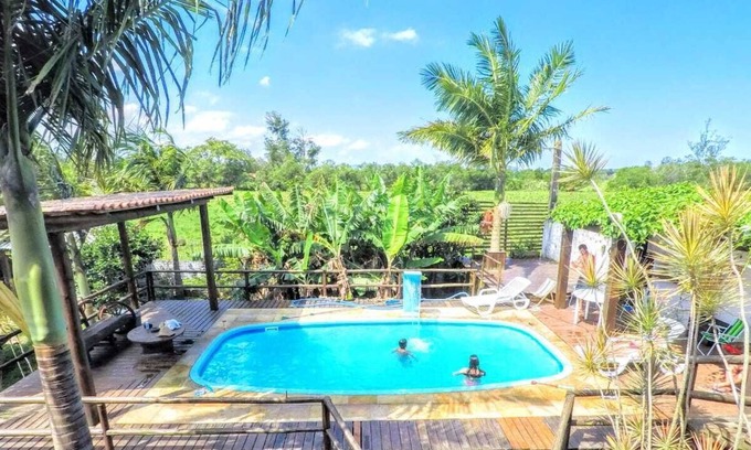 Vila Sao Jose House | House with pool in peaceful and wooded location. SC coastline near the mountains