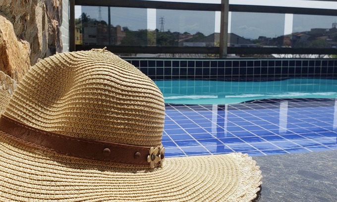 Campo Grande House | House with private roof with swimming pool, barbecue, suite, bathtub, Wi-Fi,