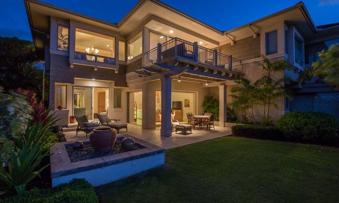 Kaupulehu Villa | Hualalai Palm Villa 140C~popular townhome on the 15th Fairway~2 golf carts