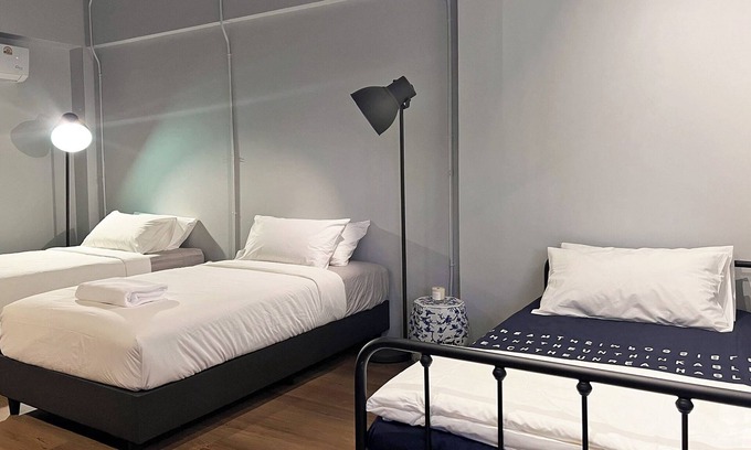 Prawet Apartment | Human Touch Room - Cozy Private Stay with 3 Beds, Living Room, Balcony, Near BTS