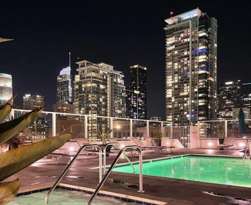 Historic Core Apartment | Iconic Heart of DTLA Loft with Rooftop Pool Jacuzzi Gym