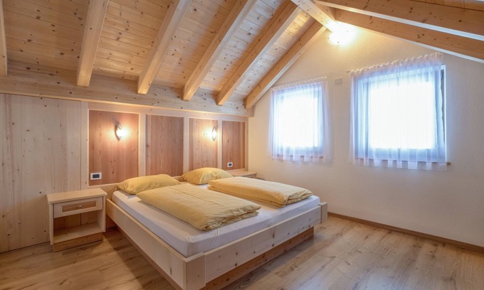 San Martino in Badia Apartment | Idyllic Apartment "Dolomiten" with Balcony, Garden & Wi-Fi