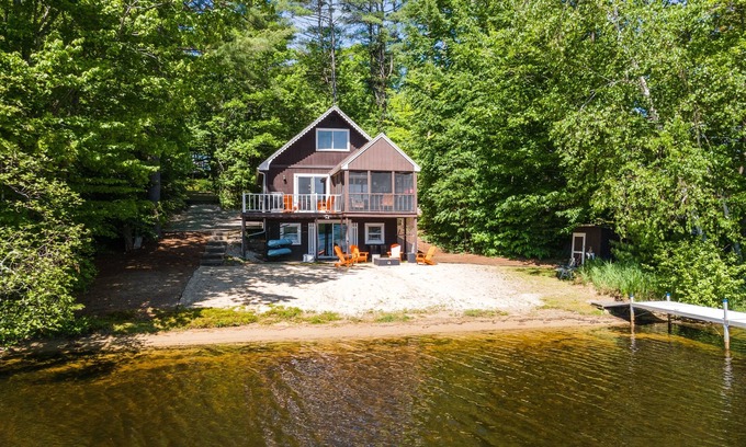 Locke Lake Colony House | Idyllic Lakeside Getaway by RedAwning