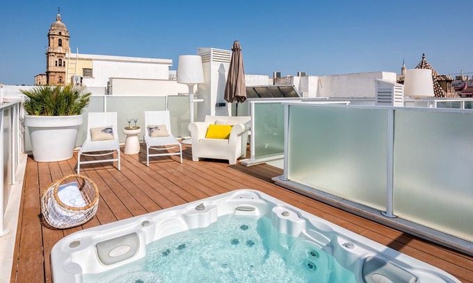Centro Apartment | iloftmalaga Premium Calle Nueva 5B, Jacuzzi y terraza privada