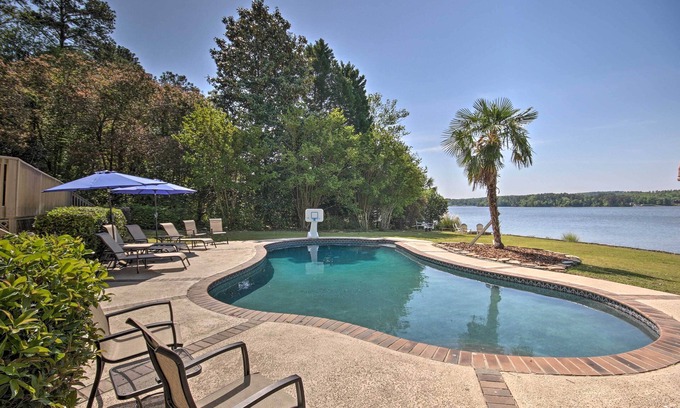 Camden House | Impeccable Home w/Dock & Pool on Lake Wateree!