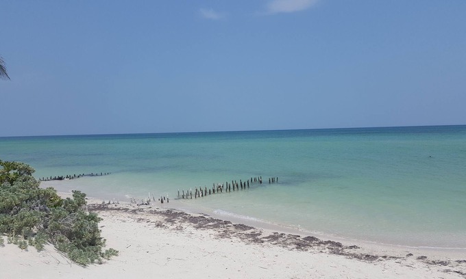 Chuburna Puerto House | In front of the beach with power and wifi included!