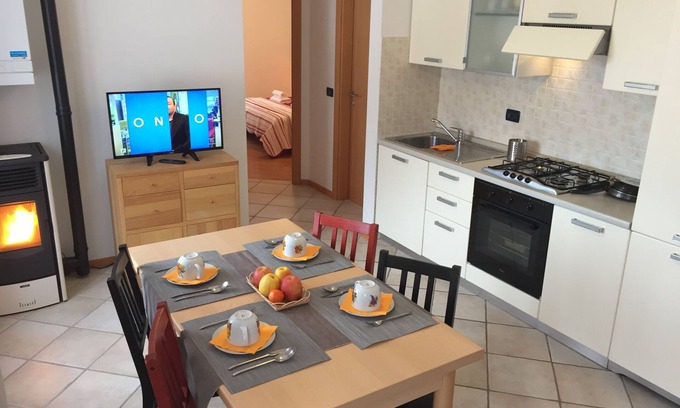 Spormaggiore Apartment | In the heart of the Dolomites, relaxation and views just a stone's throw from Molveno and Paganella