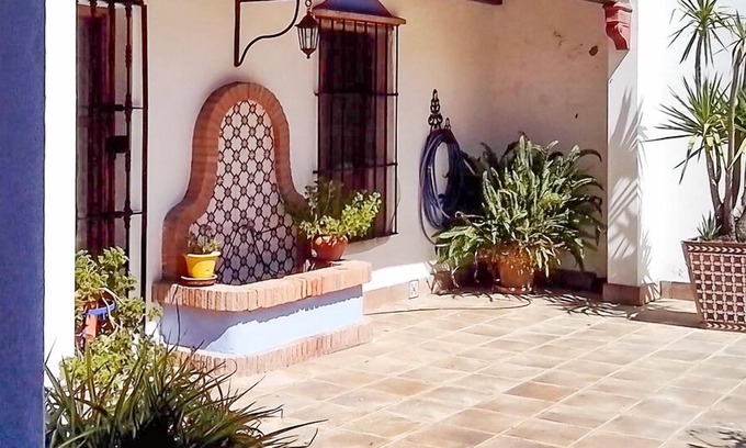 La Campana House | In the province of Seville, well decorated Andalusian villa with large terrace overlooking the mountains &