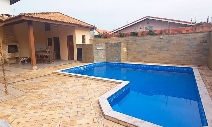 Balneario Florida House | Incrível casa c Wi-Fi a 280 m do mar em Peruíbe/SP