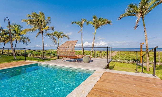 Itacimirim Apartment | IT38 Duplex Decorado - Pé na Areia