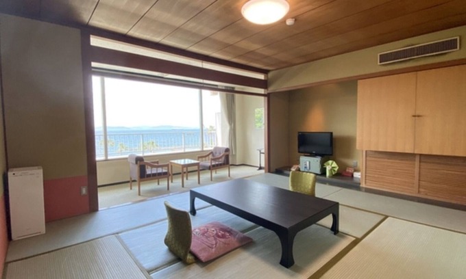 Nishiuracho Hotel | Japanesestyle room Ocean view Maximum 4 people | 1 night plan with breakfast /Gamagori Aichi