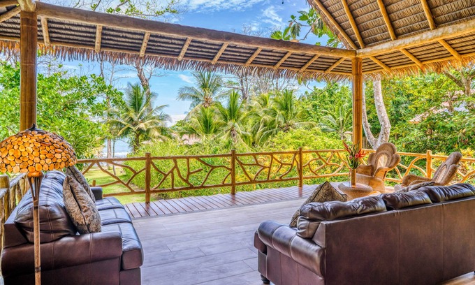 Cabo Matapalo House | Jungle paradise on beach with open-air living, full kitchen, & shared pool