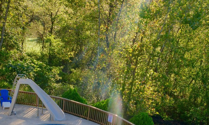 Linn Creek House | Karis Cottage - Private Pool and Dock on 20 Lakefront Acres