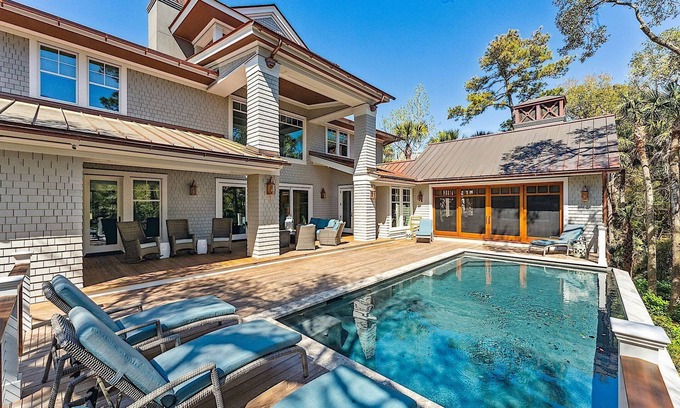 Vanderhorst Plantation House | KIAWAH ELEGANCE: Near Beach, Private Outdoor Space w/Pool - New Build