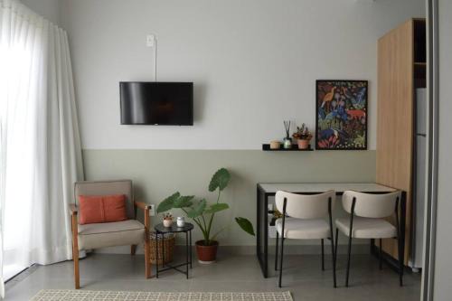 Passos Apartment | Kitnet equipada e aconchegante