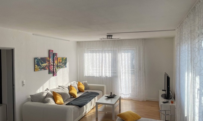 Kaiserslautern Apartment | KL11: Modern 2-bedroom penthouse with 270° rooftop views in Kaiserslautern.