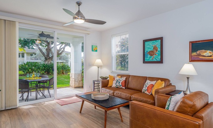 Ko Olina Condo | Ko Olina Resort Beach Oasis- Ground Floor 2 bedroom Condo, Near Pool, sleeps 4