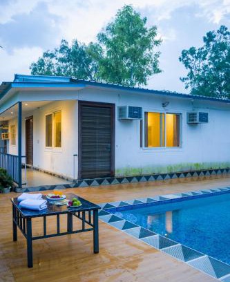 Noida Villa | Krishna Manor 3-BHK Farmhouse With Private Pool & Lush Garden Near Noida Expressway