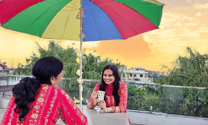 Mohangarh Apartment | Kriti : Tranquil Modern Oasis