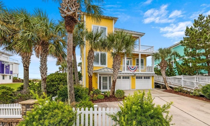 Carolina Beach House | Kure Beach's Best Views From Updated Beachfront Home