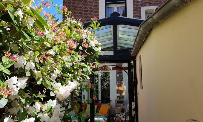 Etretat House | L'estivale, fishermen's house with air conditioning and veranda