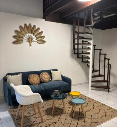 Remire Montjoly Apartment | La Canopé - T2 calme et central avec son jacuzzi