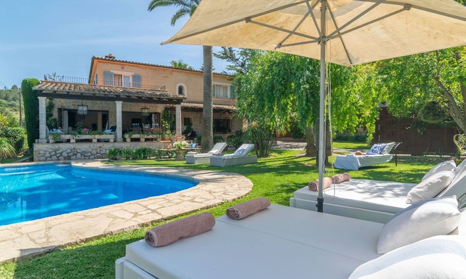 Mancor de la Vall Villa | LA FONT (MANCOR) - Fabulous house with private pool at the foot of the mountains. Free WIF