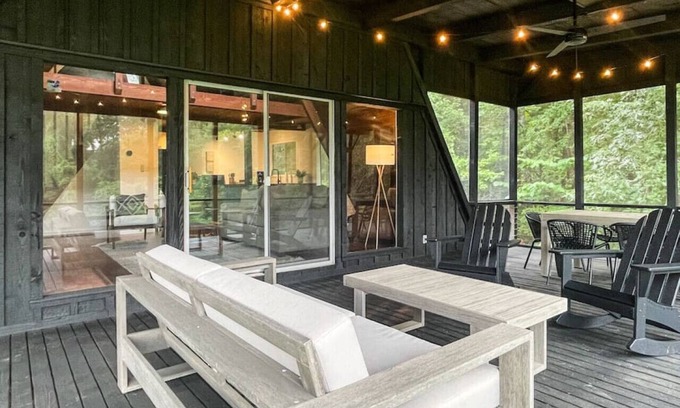 Cadiz Cabin | Lake Front A-Frame with Boat Slip!