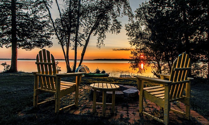 Saginaw Cabin | Lake Loft w/Custom Sauna at Grand Lake Getaway