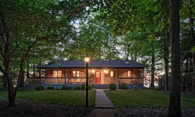 Mears House | Lake Michigan Home With Private Beach! Sleeps 8.