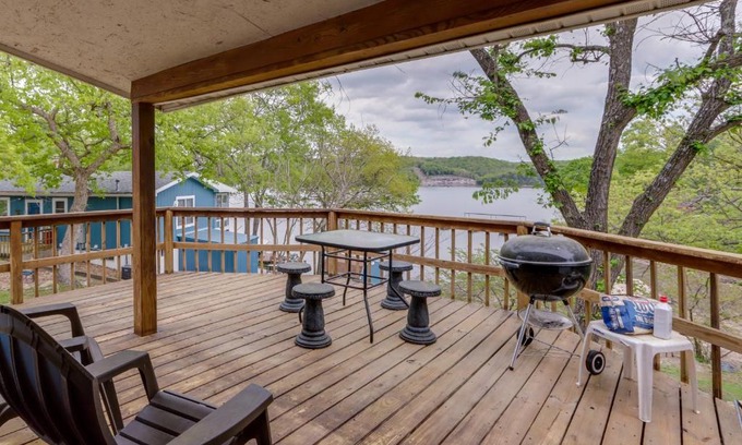 Edwards House | Lake of the Ozarks Vacation Rental with Boat Dock!