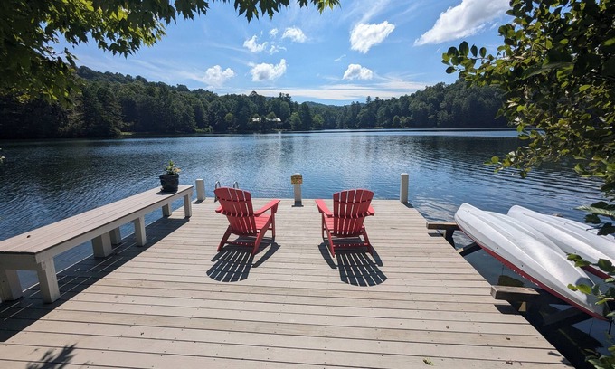 Brevard House | Lake Tranquility in Connestee Falls Located on Lake Wanteska