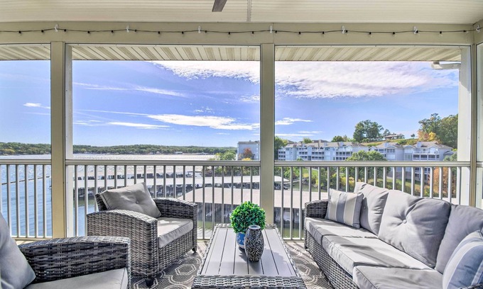 Village of Four Seasons Condo | Lake Views + Pool Access: Lake Ozark Condo!