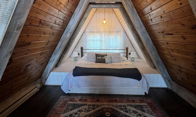 Battle Lake Cabin | Lakefront - A Frame - spacious - new remodel - clean - quiet - refreshing