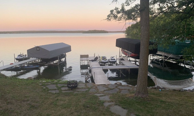 Waubun House | Lakefront Escape with Loft & Summer Bunkhouse — Steps from the Water & Trails!