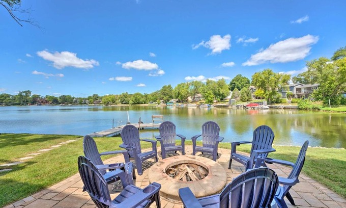 Lake Shangrila House | Lakefront Oasis with Boat Dock, Fire Pit, Grill