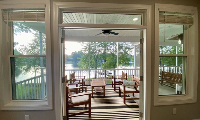 Cross Hill House | Lakefront property, private dock, enjoy swimming and boating on Lake Greenwood.