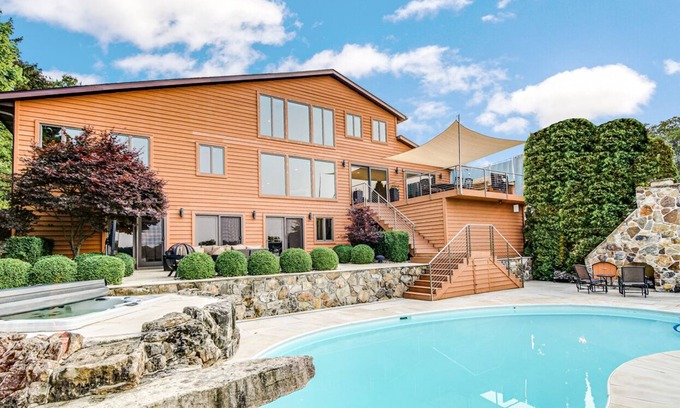 La Porte House | Lakefront Tech-savvy Home with Pool & Hot Tub