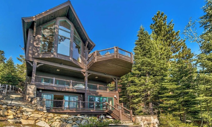 South Lake Tahoe Cabin | Lakefront with private pier and buoy